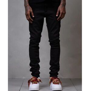GFTD LA Men’s Size 40 Black Skinny Jeans Grunge Punk Hip Hop Streetwear